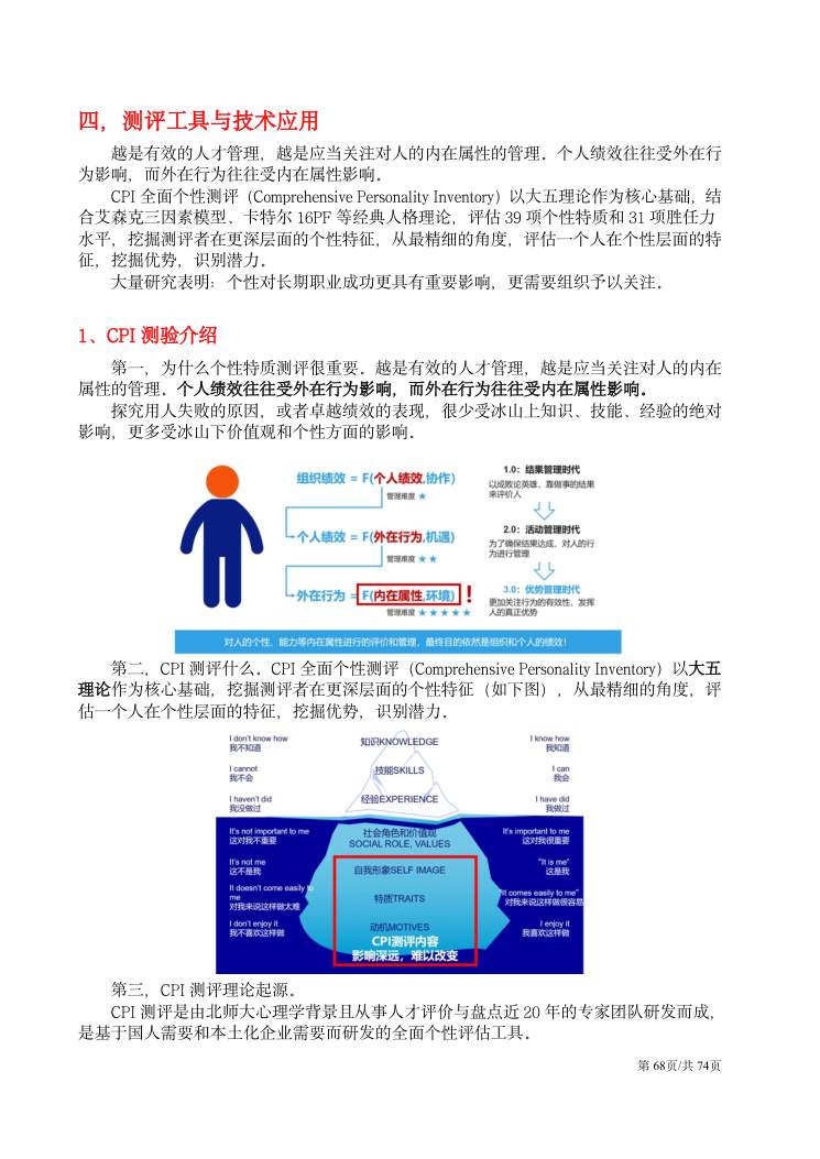 CPI测验应用文集 第68页